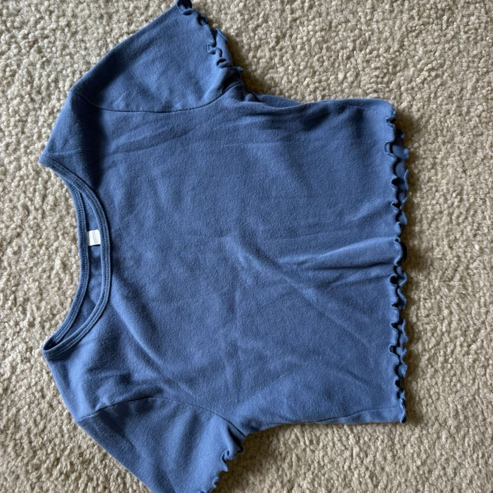 A.P.C. Blue Knit Top